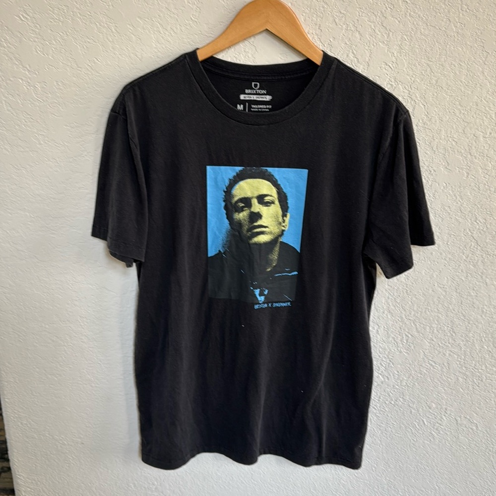 Brixton X Strummer Black Graphic Tee T-shirt